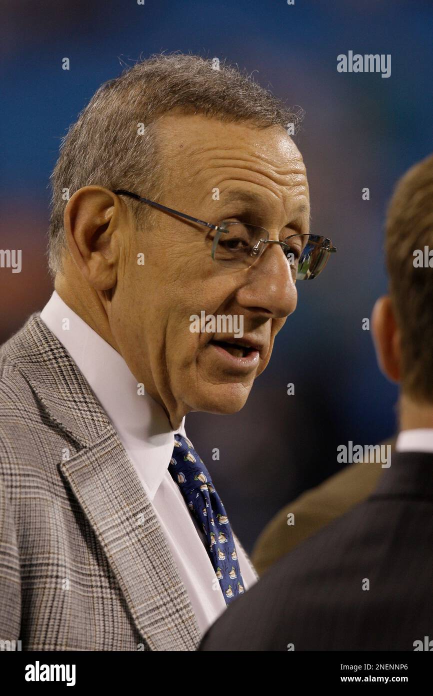 Miami Dolphins owner Stephen Ross is shown before an NFL football game