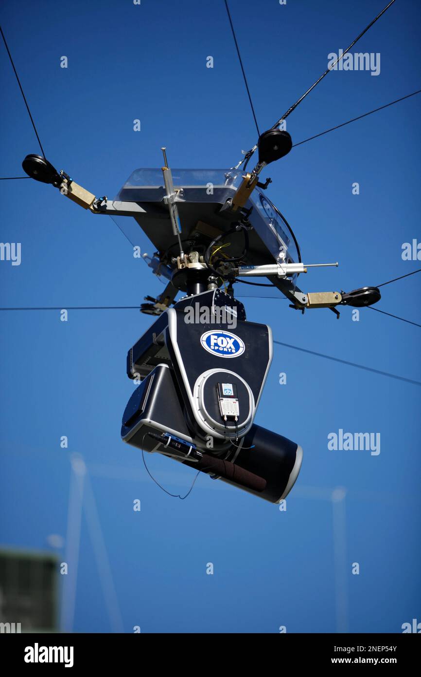 Fox Television camera on the field before an NFL football game