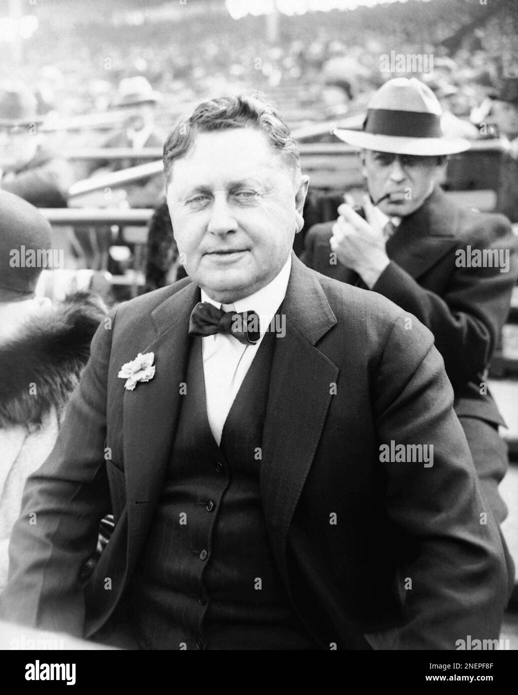 William Wrigley, owner of the Chicago Cubs, as he appeared at the first