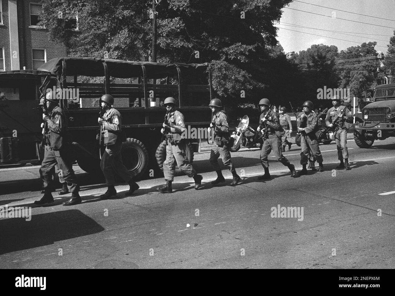 Walking holding weapon transportation uniform officer on duty security