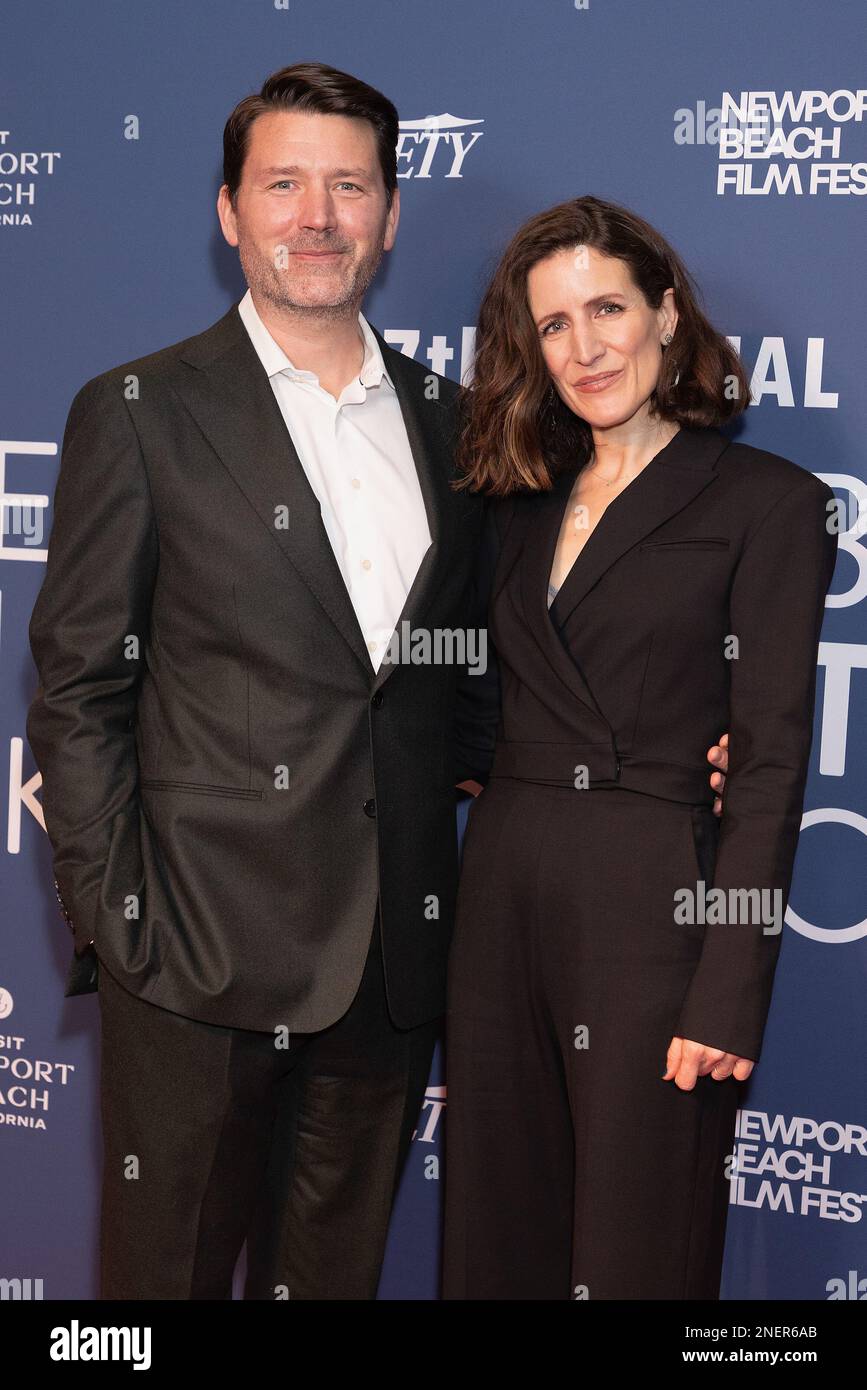 Benjamin Caron and Charlotte Caron attending the Newport Beach Film ...