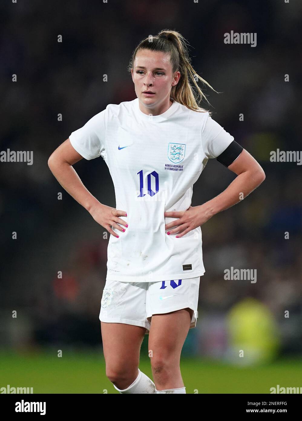 England's Ella Toone during the Arnold Clark Cup match at Stadium MK ...