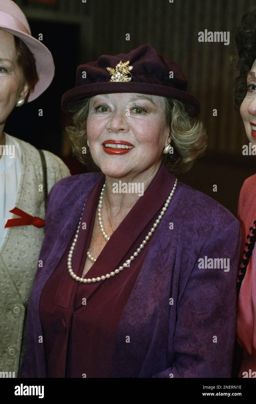 British actress Glynis Johns is shown, May 1994. (AP Photo Stock Photo ...