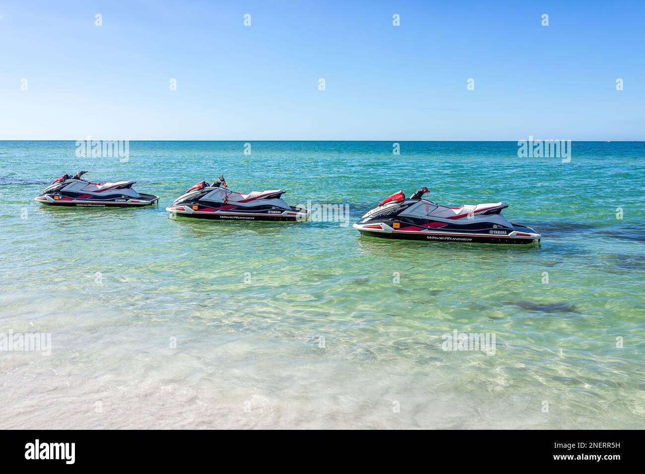 Naples, USA December 28, 2021 Vanderbilt beach in Florida southwest