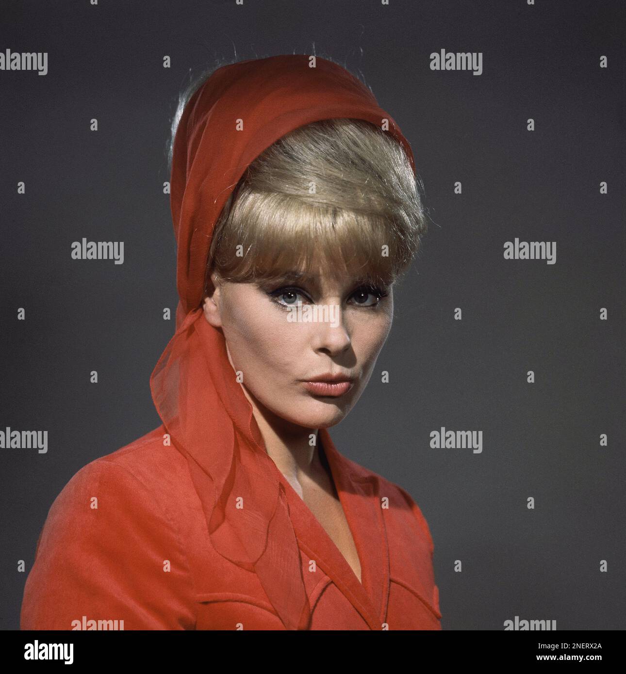 Actress Elke Sommer on her visit to M.G.M. Studio on May 6, 1963. (AP