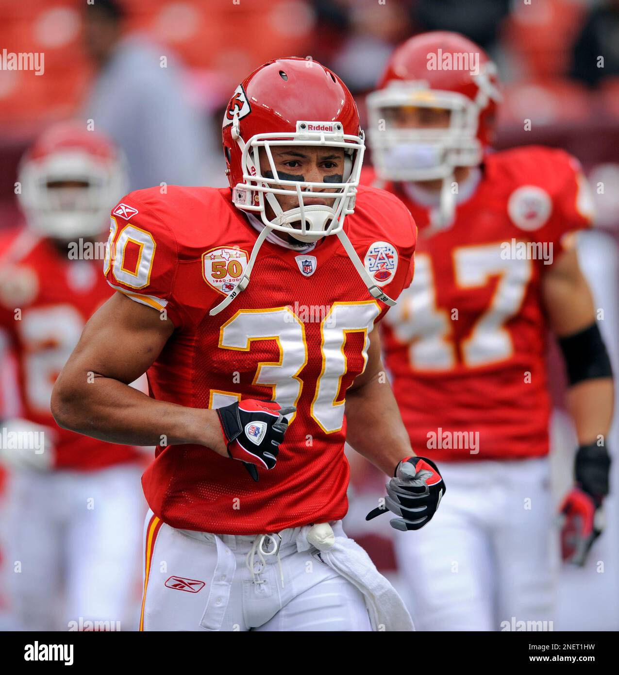 Kansas City Chiefs safety Mike Brown (30) blocks San Diego