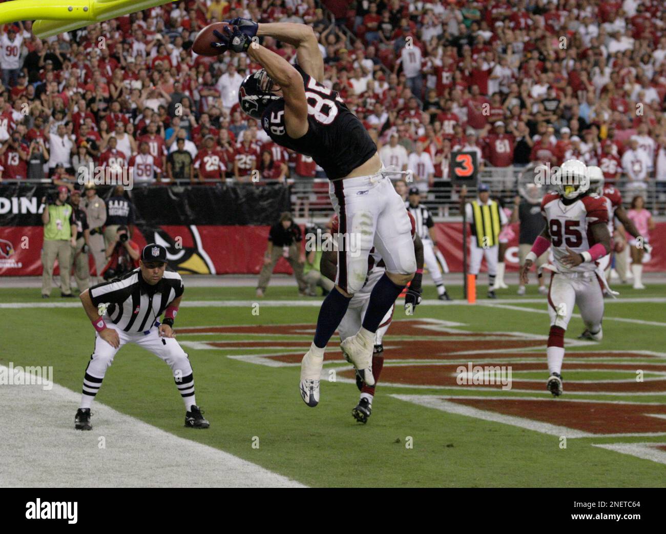 Arizona Cardinals tight end Joel Honigford (42) in action against the  Minnesota Vikings during the first half of an NFL preseason football game  Saturday, Aug. 26, 2023 in Minneapolis. (AP Photo/Stacy Bengs