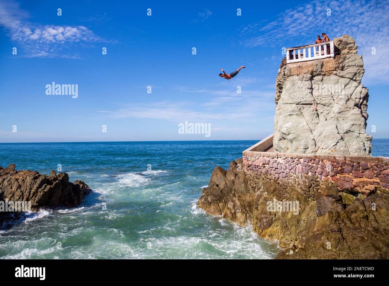 Cliff diving platformPaseo Olas Atlas, Mazatlan City, Sinaloa State
