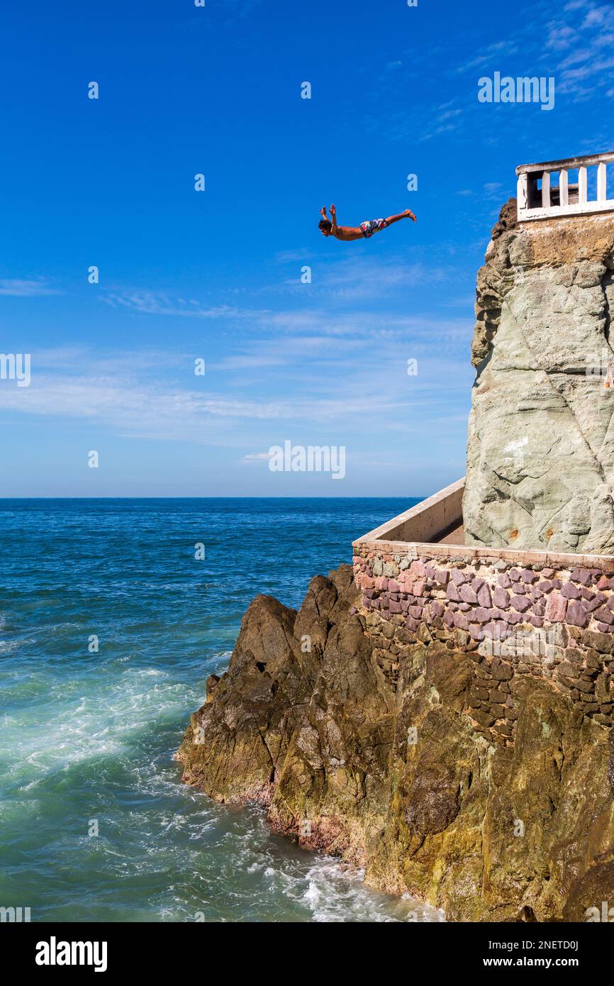 Cliff diving platformPaseo Olas Atlas, Mazatlan City, Sinaloa State