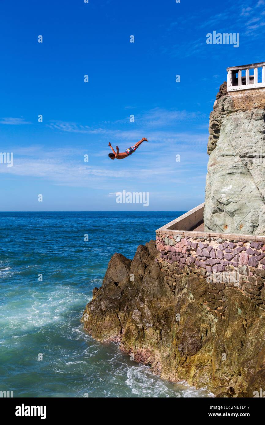 Cliff diving platformPaseo Olas Atlas, Mazatlan City, Sinaloa State
