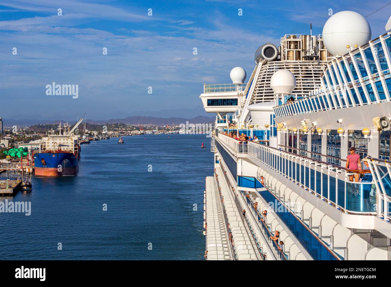 Diamond Princess cruise ship, Port of Mazatlan, Sinaloa State, Mexico