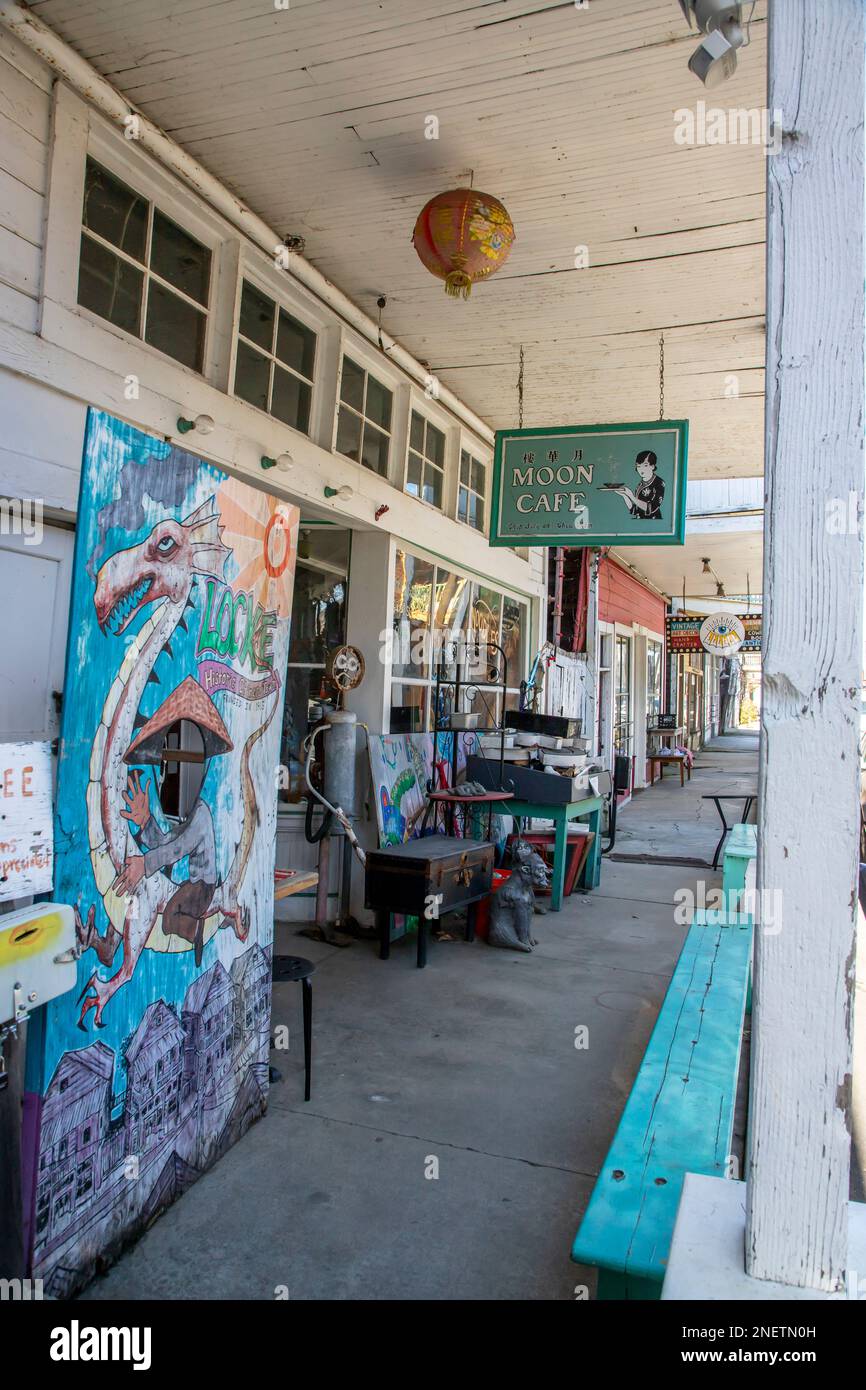 The Locke Historic District is located in the area of the Sacramento