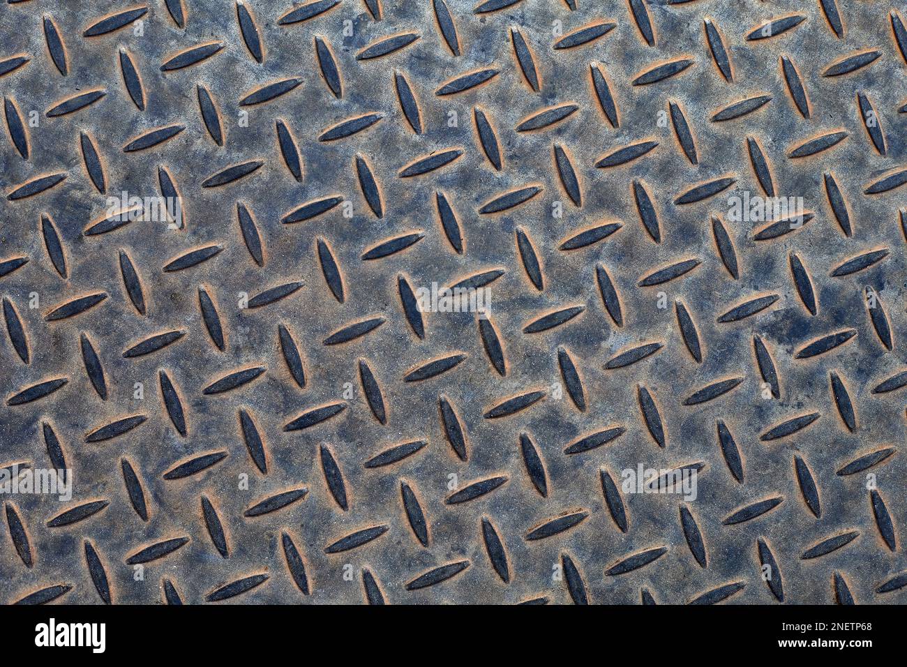 rusty metal plate pattern background Stock Photo