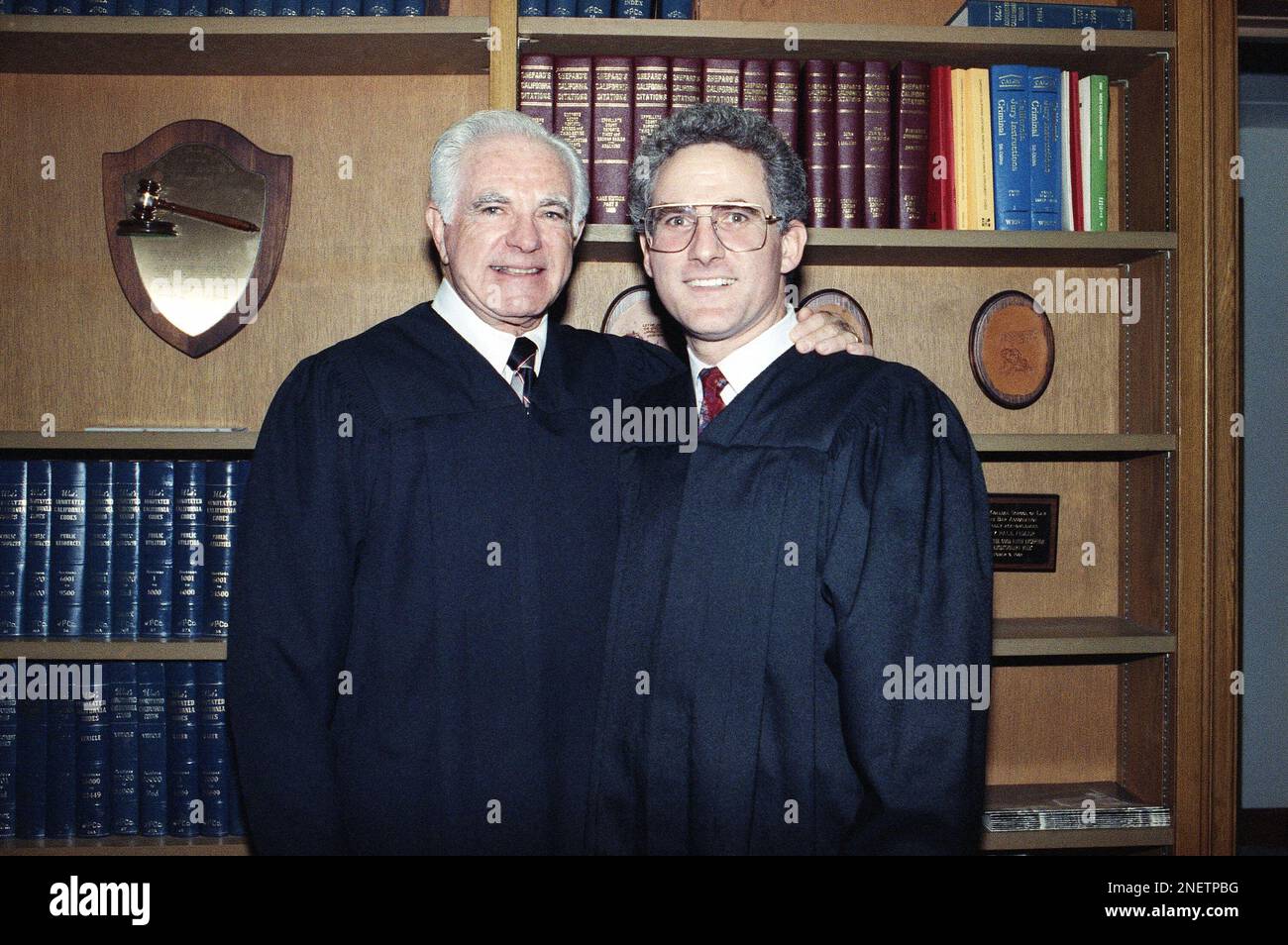 Retired Judge Joseph A. Wapner of TV’s “The People’s Court