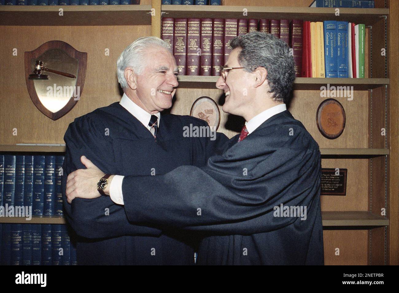 Retired Judge Joseph A. Wapner of TV’s “The People’s Court