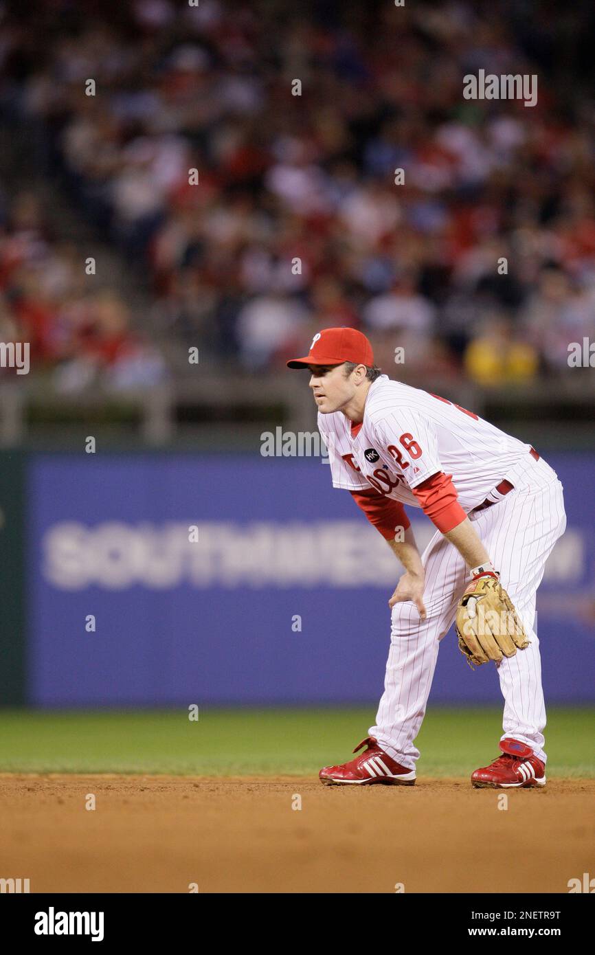 Philadelphia Phillies second baseman Chase Utley during a baseball game