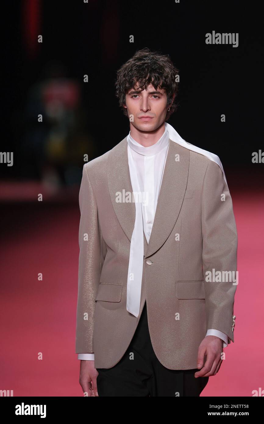 Madrid, Spain. 16th Feb, 2023. A model walks the runway at the Pedro del  Hierro fashion show during the Mercedes Benz Fashion Week at IFEMA in  Madrid. (Photo by Atilano Garcia/SOPA Images/Sipa