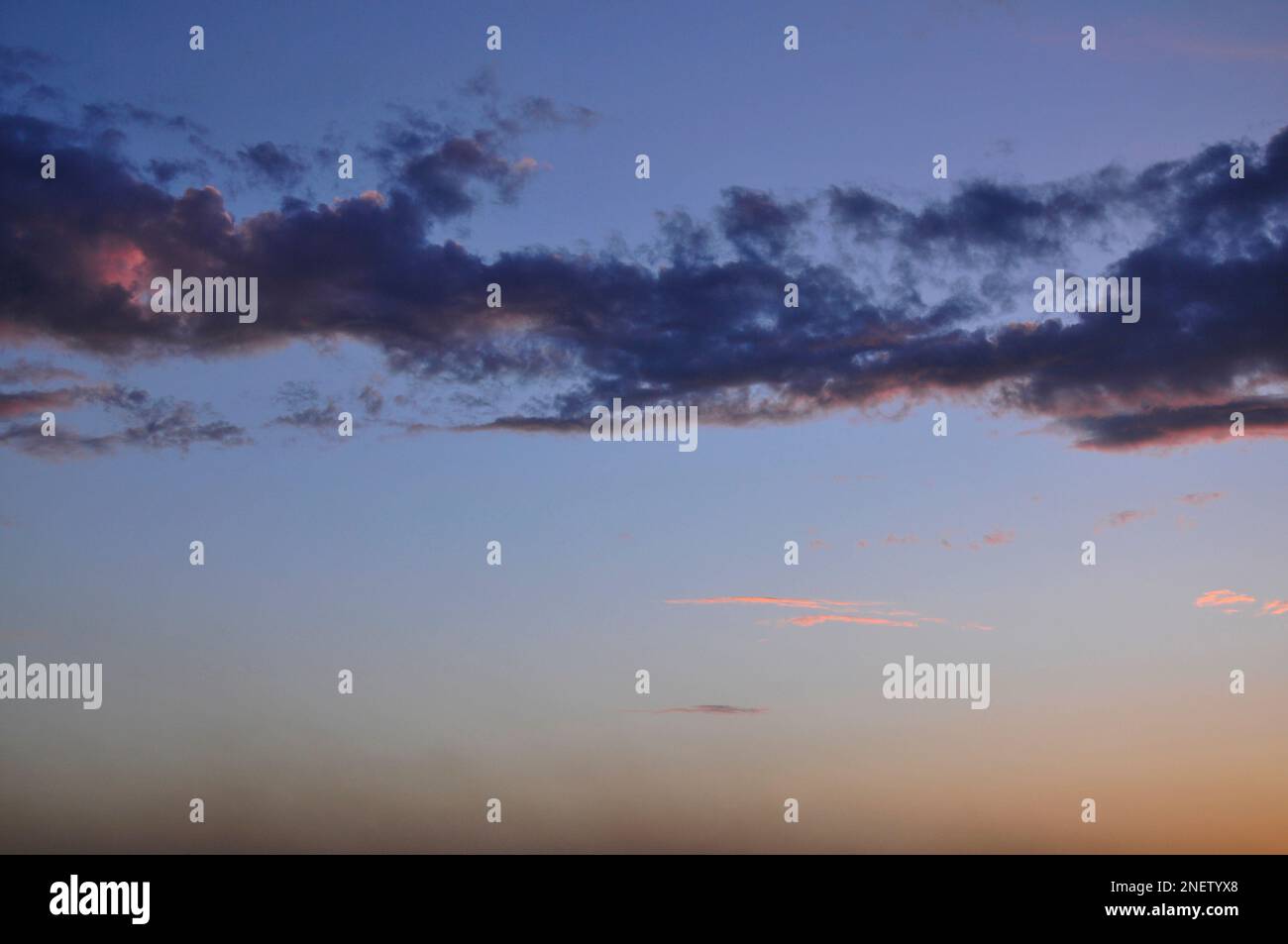 The setting sun is beautiful sky Stock Photo Alamy