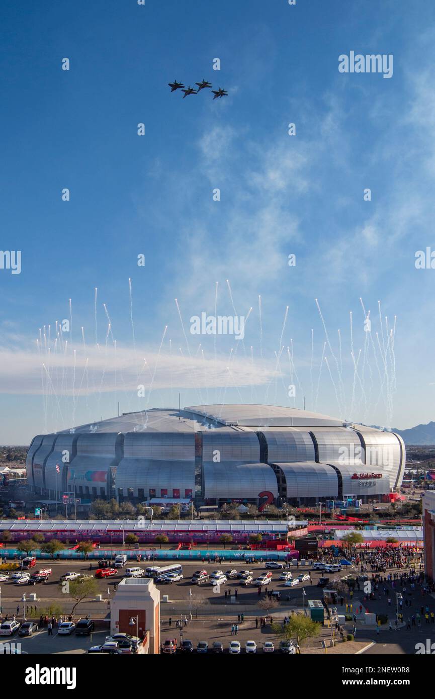 GLENDALE, Arizona (Feb. 12, 2023) The U.S. Navy’s allwoman flyover