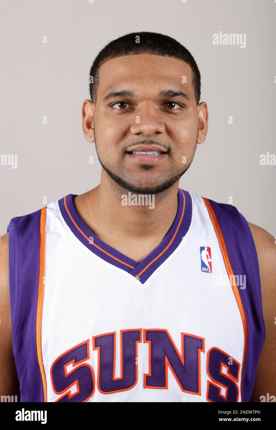 Phoenix Suns' Jared Dudley during Suns media day Monday, Sept. 28, 2009, in Phoenix. (AP Photo/Ross D. Franklin) Stock Photo