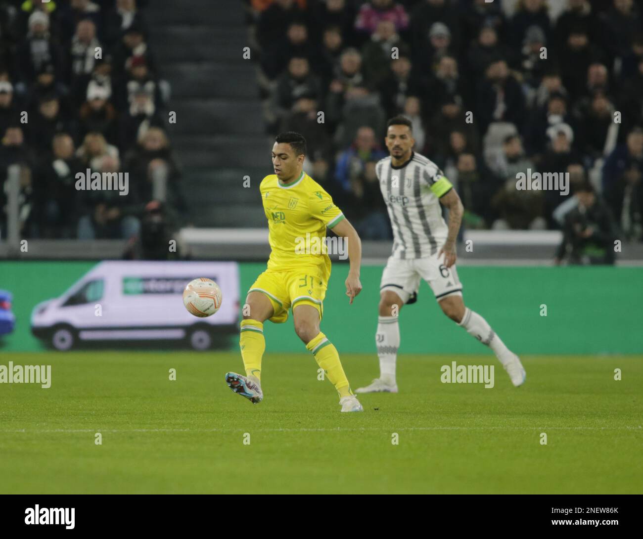 Mostafa Mohamed of Fc Nantes during the Uefa Europa League, football ...