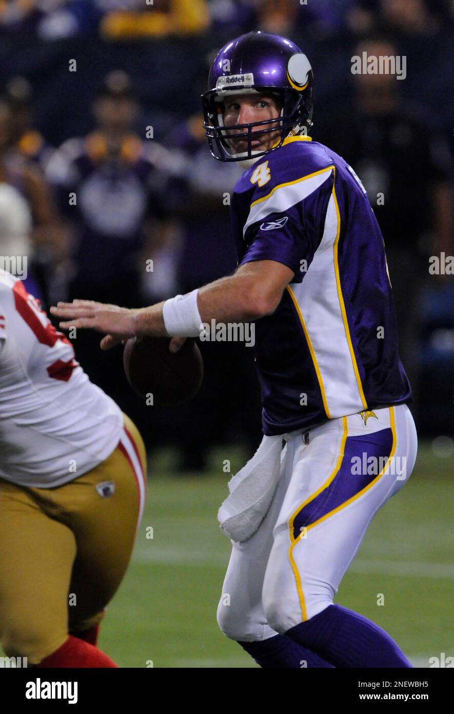 Minnesota Vikings xxx San Francisco 49ers xxx in the fourth quarter of an  NFL football game Sunday, Sept. 27, 2009 in Minneapolis. (AP Photo/Jim Mone  Stock Photo - Alamy