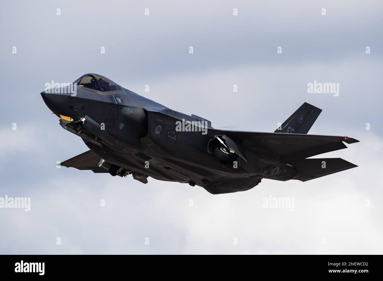 An F35A Lightning II aircraft assigned to the 33rd Fighter Wing, Eglin Air Force Base, Florida