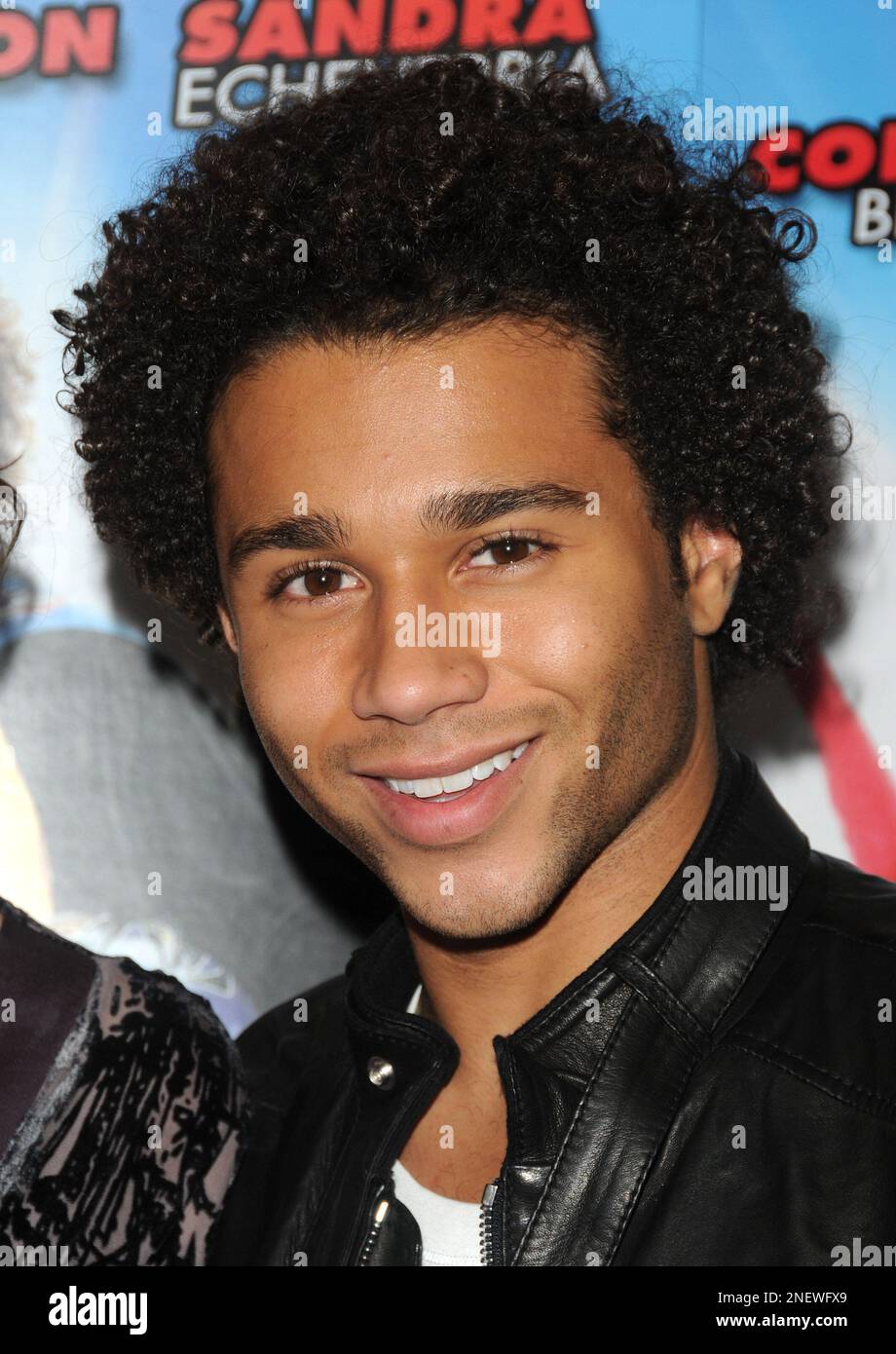Actor Corbin Bleu attends the premiere of "Free Style", in New York, on  Thursday, Sept. 24, 2009. (AP Photo/Peter Kramer Stock Photo - Alamy
