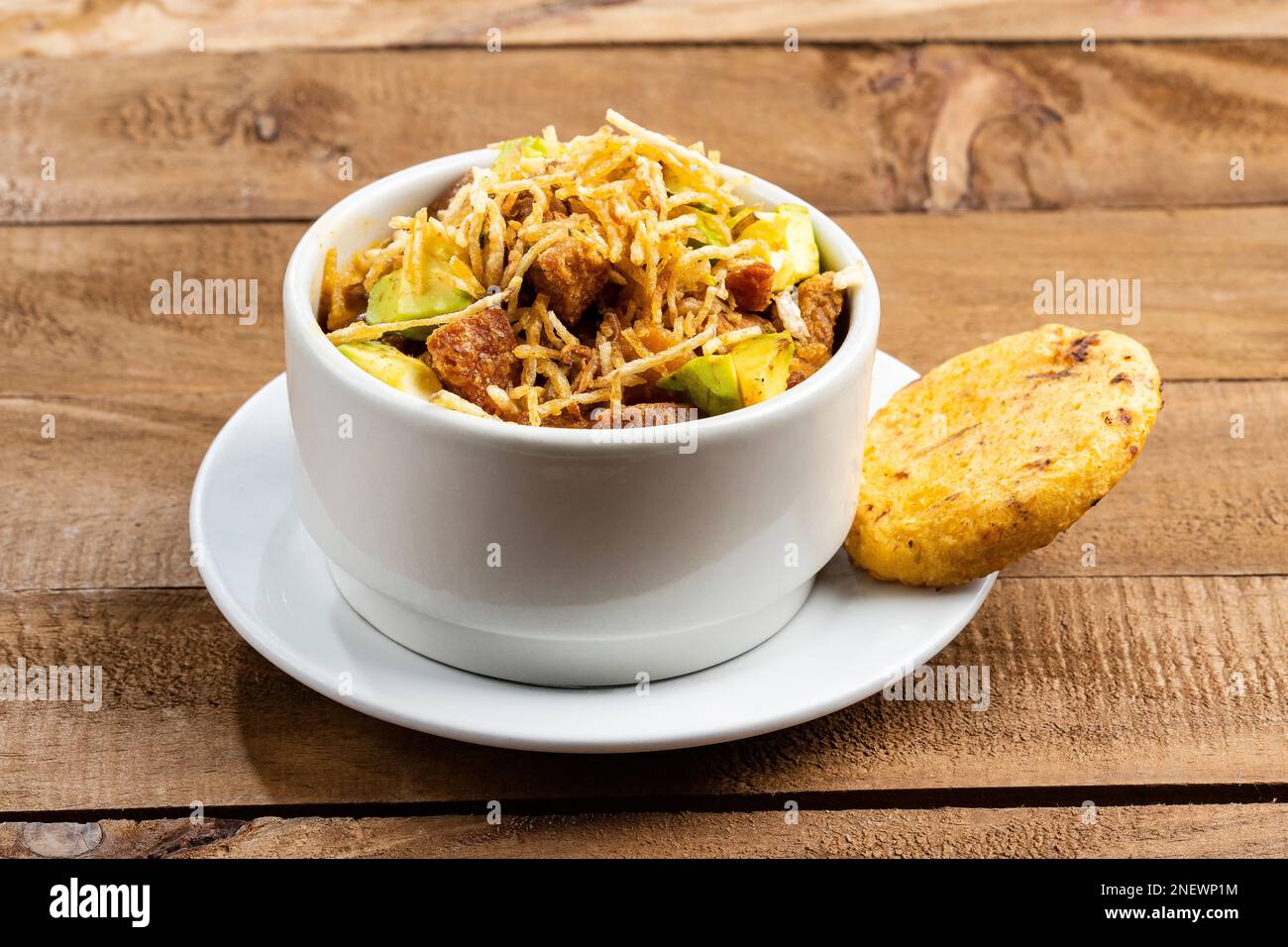 Cazuela paisa, typical dish from the Antioquia region of Colombia. Stock Photo