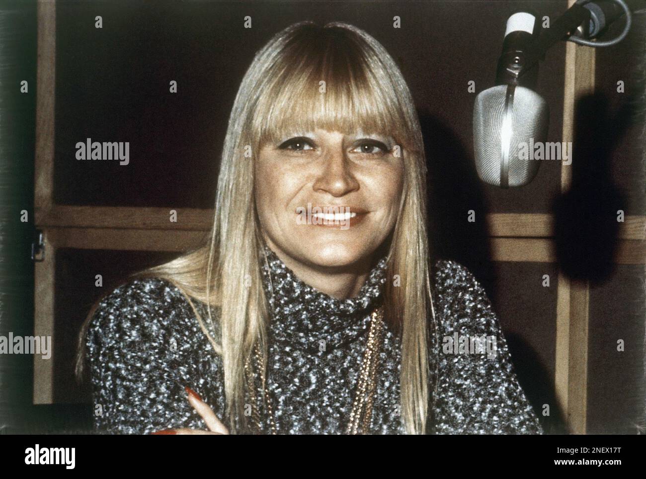 Mary Travers of the folk singing trio Peter, Paul and Mary, is shown in