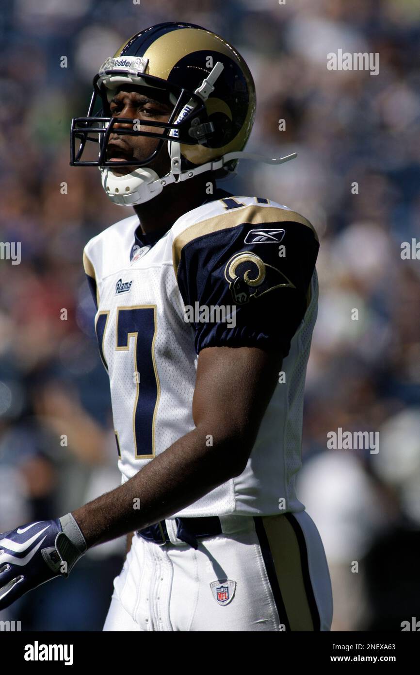 St. Louis Rams Laurent Robinson Sunday, Sept. 13, 2009, in Seattle