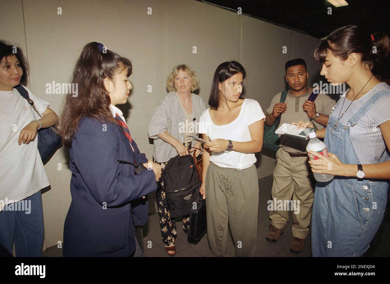 The Larsen family Pam Larsen, second left, her adopted daughter Kari 