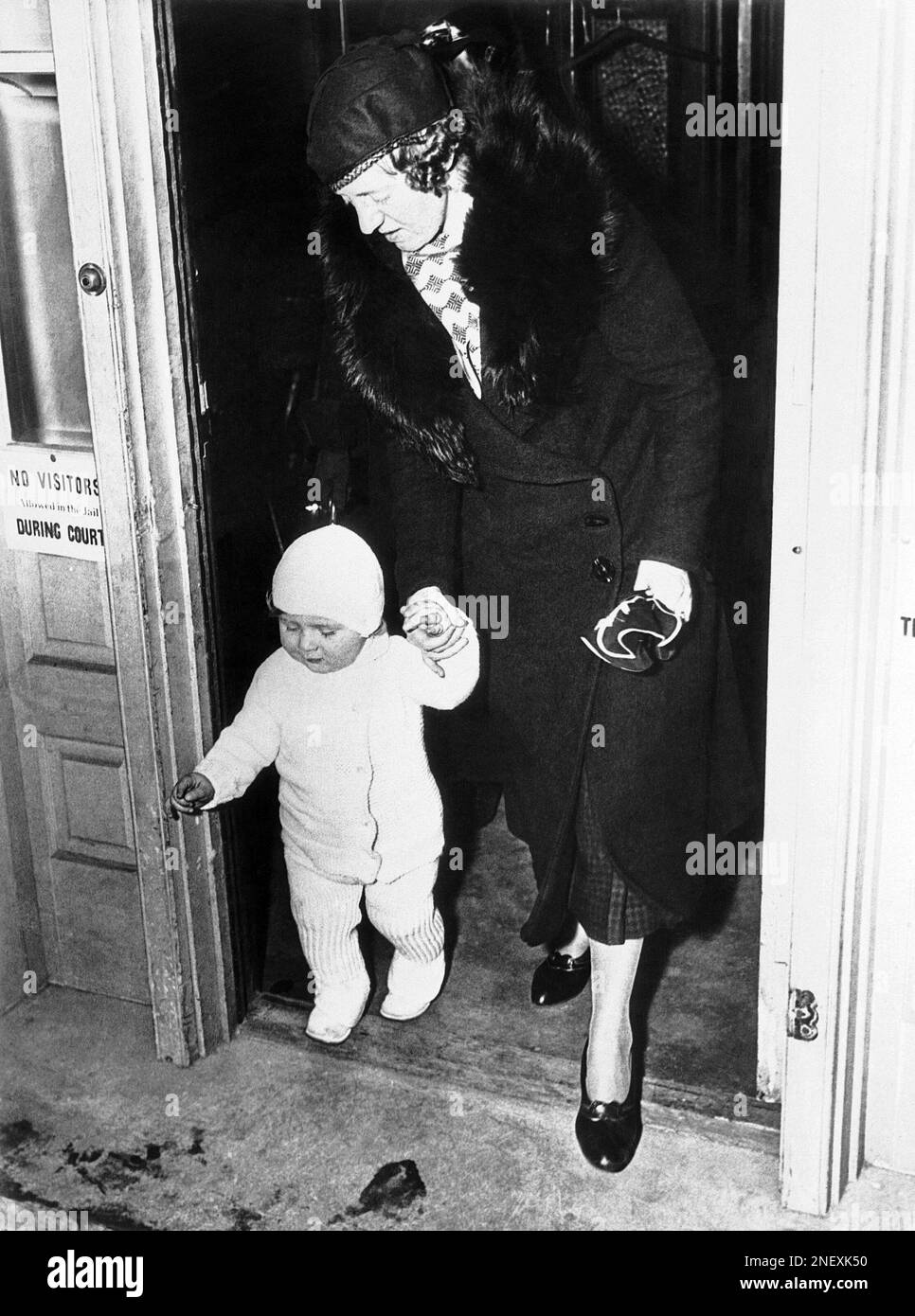 Manfred Hauptmann, infant son of Bruno Richard Hauptmann on trial for