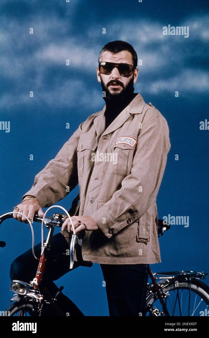 Ringo Starr, former drummer of “The Beatles” pop group in 1977. (AP Photo  Stock Photo - Alamy