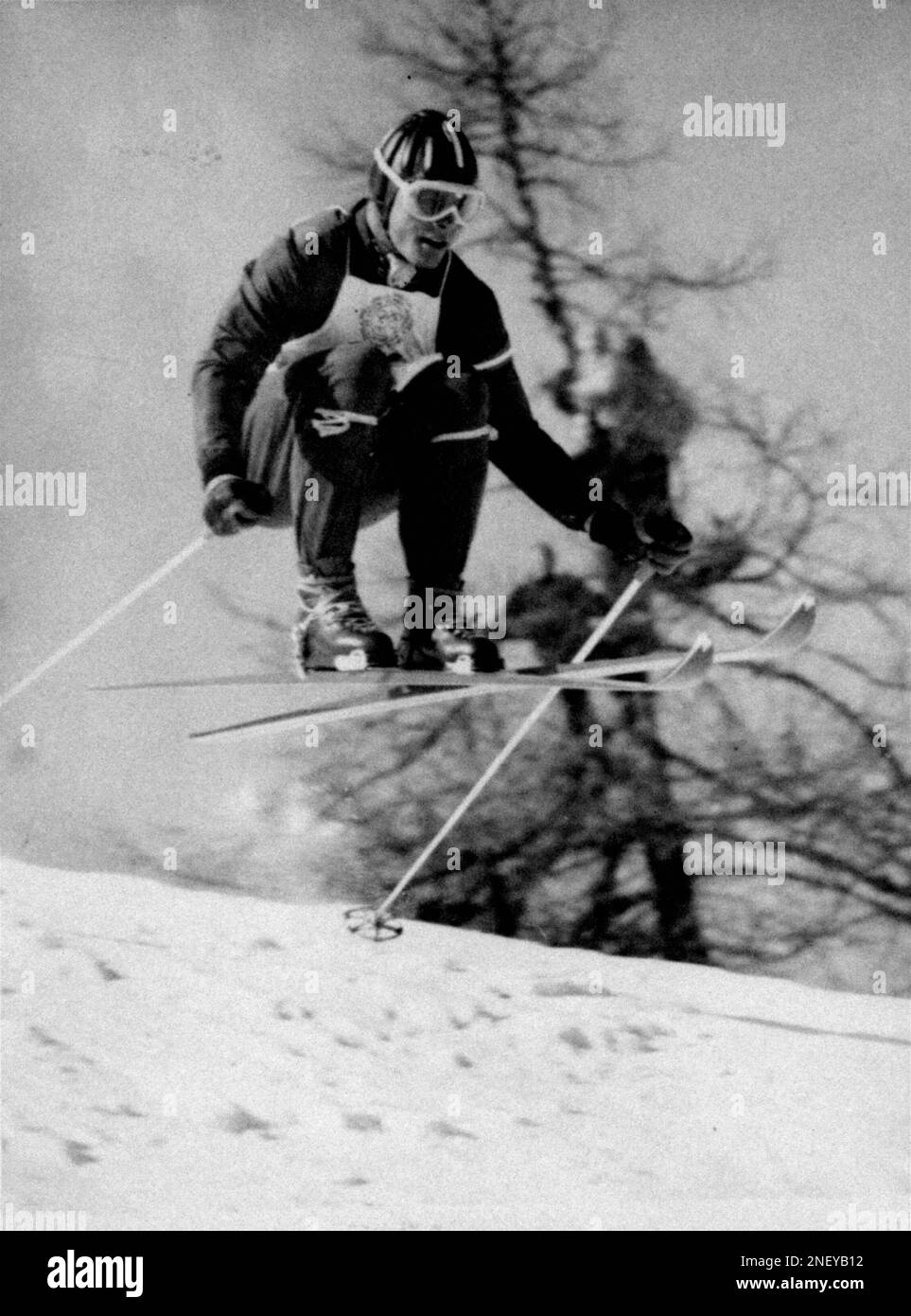 Gazzetta Dello Sport 1956 – Toni Sailer, Ski, Cortina, Journal Vintage