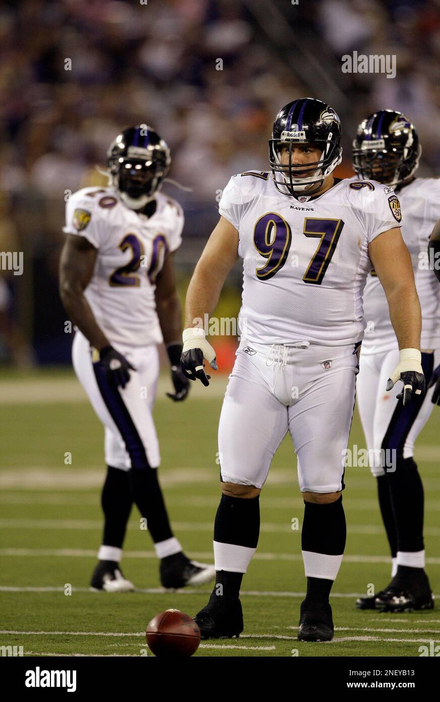 Baltimore Ravens defensive tackle Kelly Gregg is shown during a