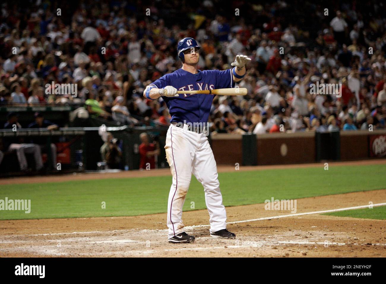 Texas Rangers' Hank Blalock during a baseball game against the
