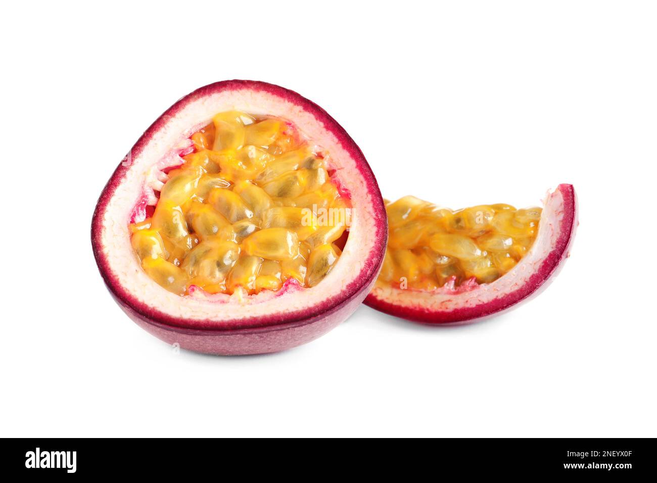 Passiflora edulis fresh ripe Cut Out Stock Images & Pictures - Alamy
