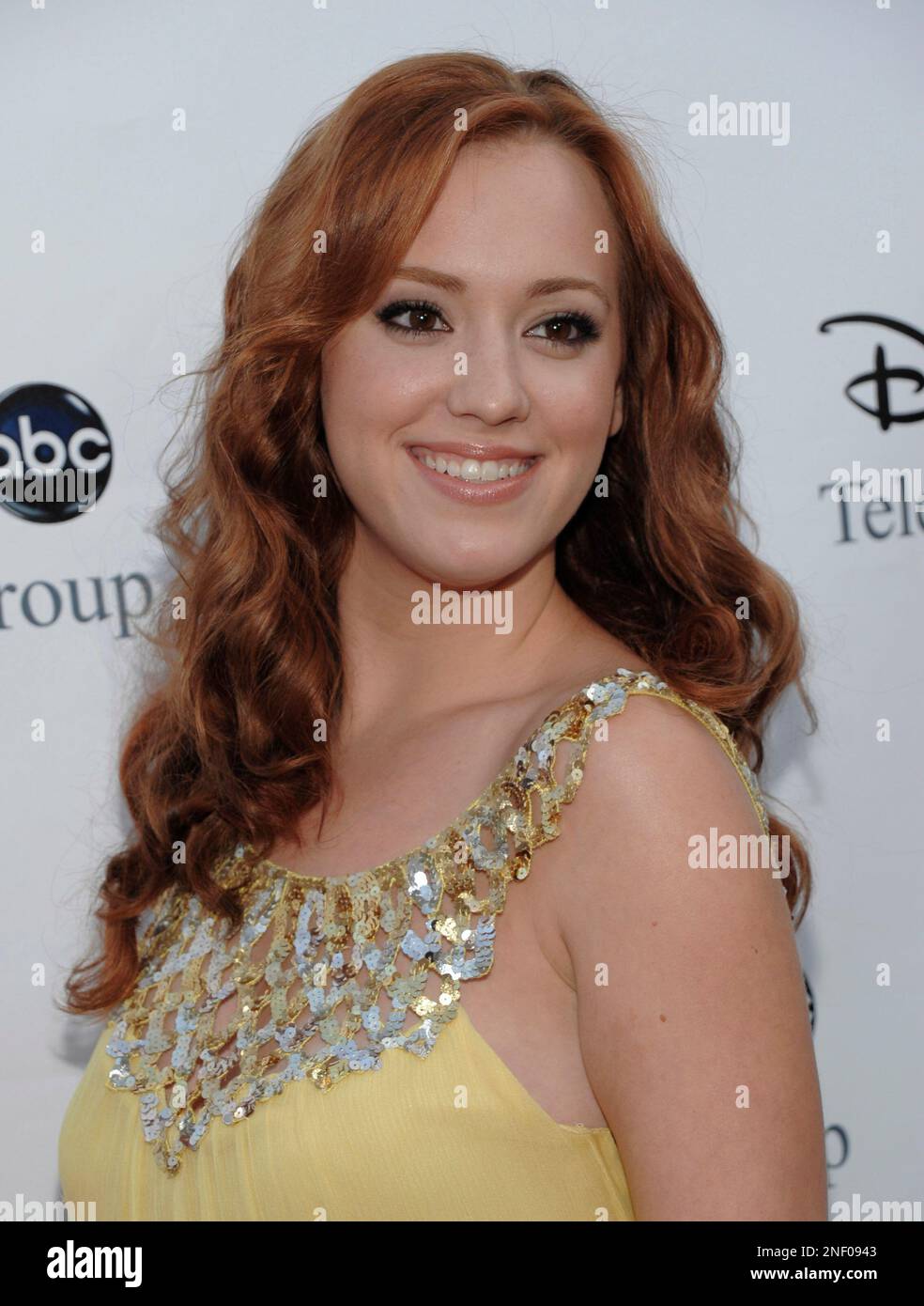 Actress Andrea Bowen arrives at the ABC Disney Summer press tour party