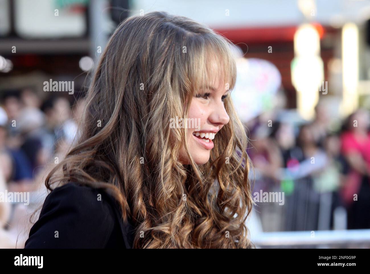 Debbie Ryan attends the red carpet premiere of BandSlam at the Mann ...