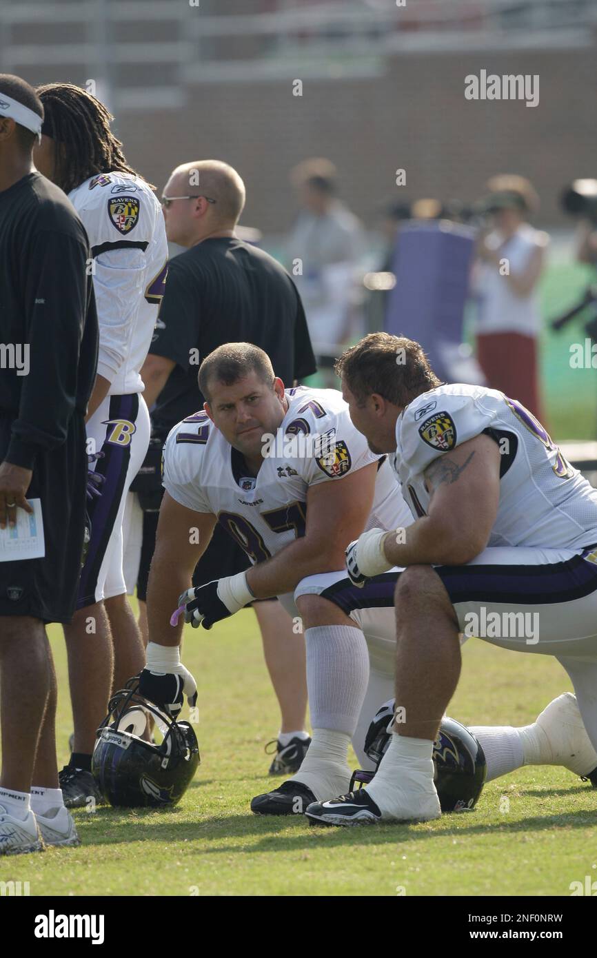 30 July 2010: Baltimore Ravens defensive tackle Kelly Gregg (97) in action  during Ravens training camp at McDaniel College in Westminster,  MDMandatory Credit: Russell Tracy / Southcreek Global. (Credit Image: ©  Russell