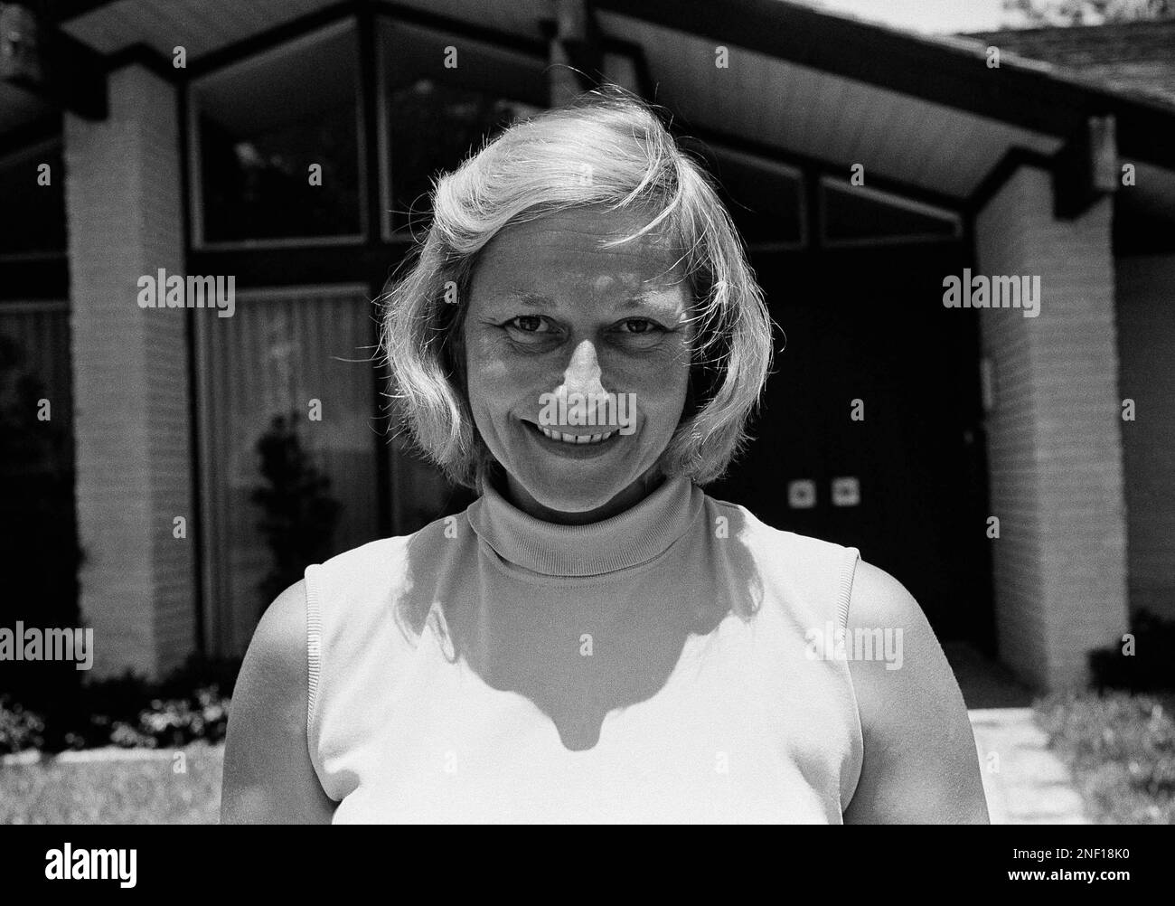 The wife of the Apollo 11 astronaut Edwin Aldrin Jr. is shown on July 9 ...
