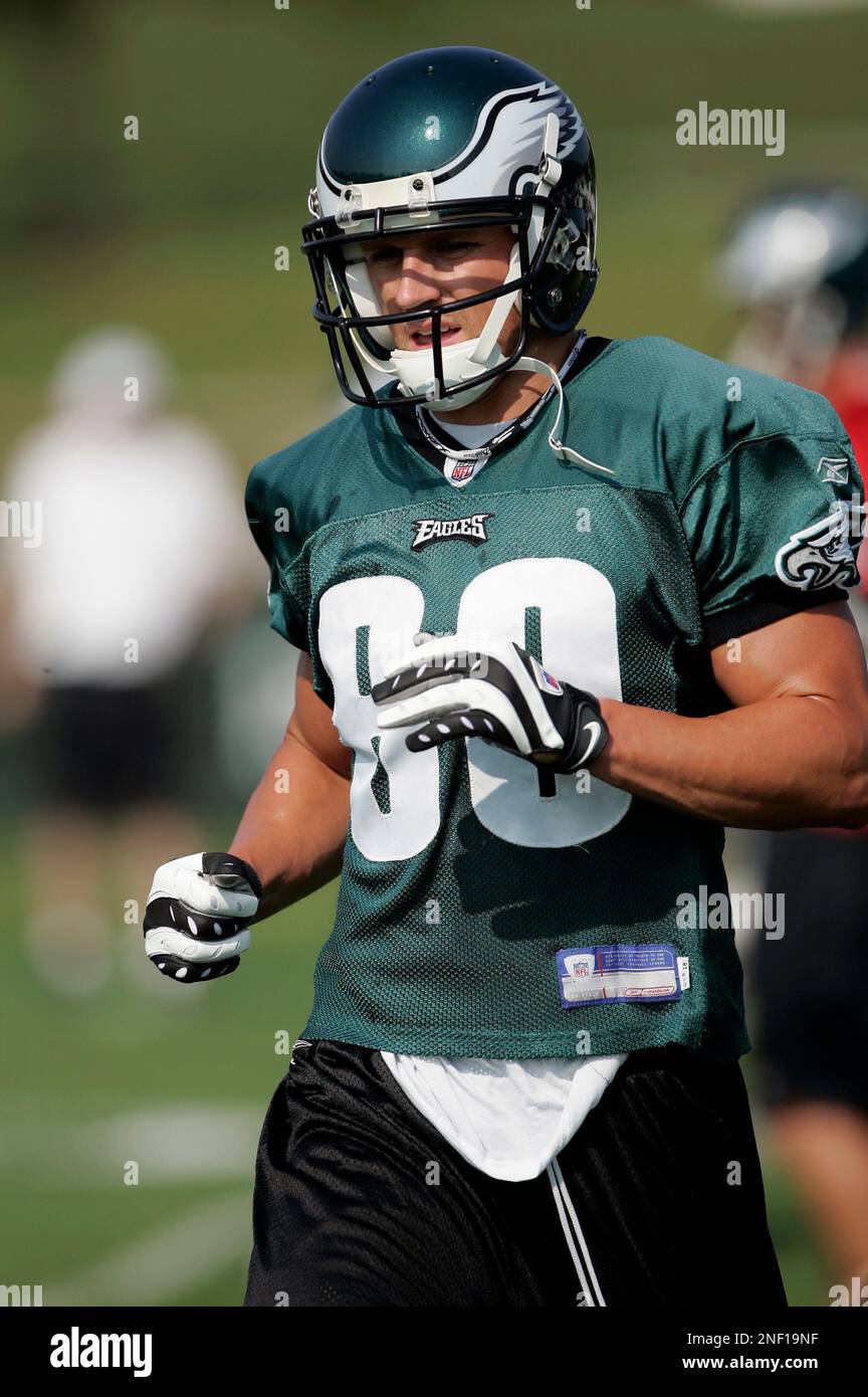 Philadelphia Eagles Kevin Curtis celebrates his touchdown on a 61