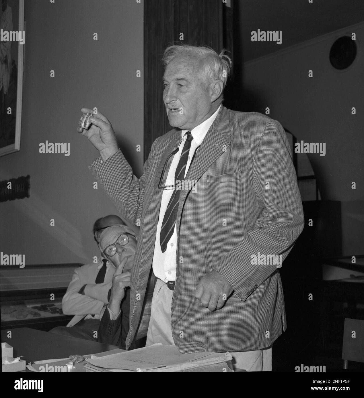 Dr. Louis S.B. Leakey, one of the leading anthropologists in the world