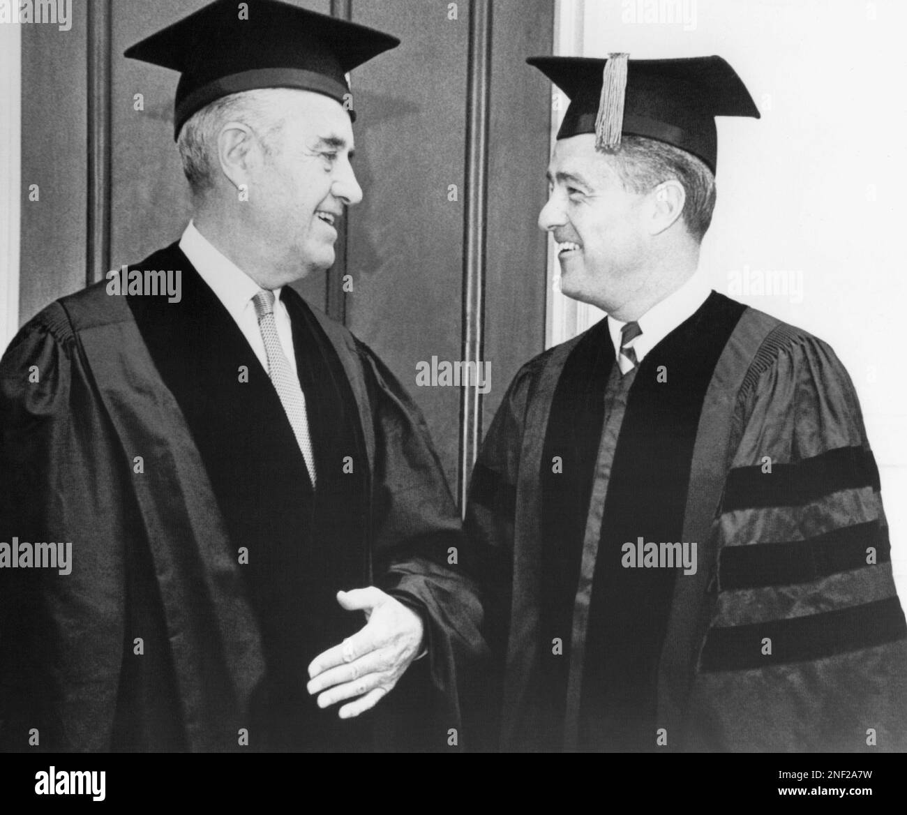 Averell Harriman, left, under Secretary of State for Political Affairs
