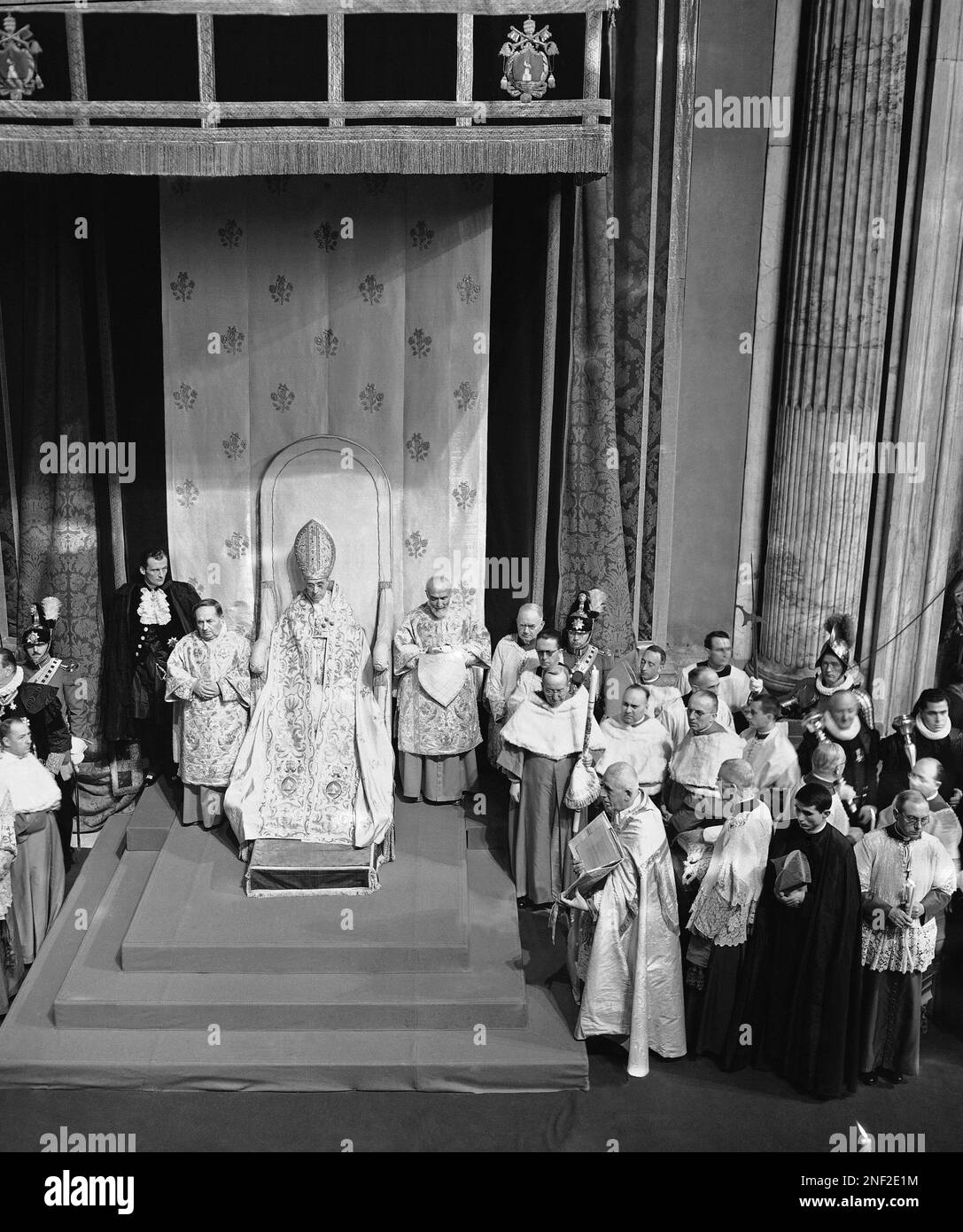 This morning Pope Pius XII officially closed the Holy Door thus ending