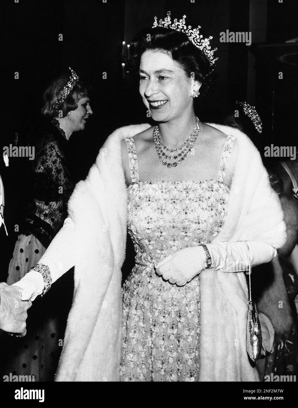 Queen Elizabeth II smiles in this 1965 photo, location unknown. No ...