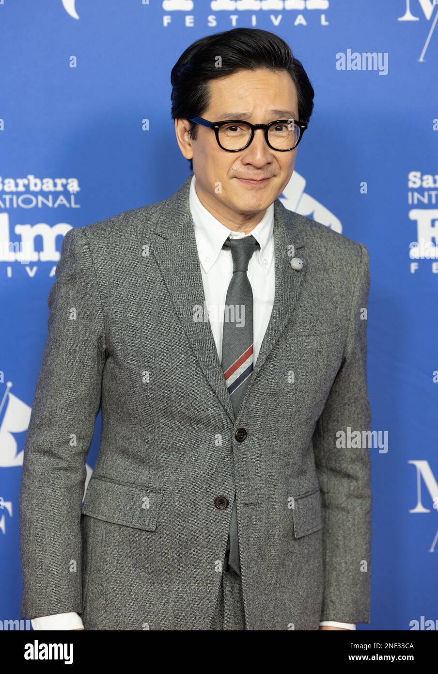 Ke Huy Quan (Everything Everywhere All at Once) on the red carpet for the 2023 Santa Barbara International Film Festival's Virtuoso Award Stock Photo