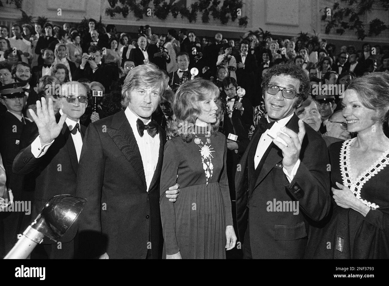 Arriving at Festival Palace for the presentation of American film
