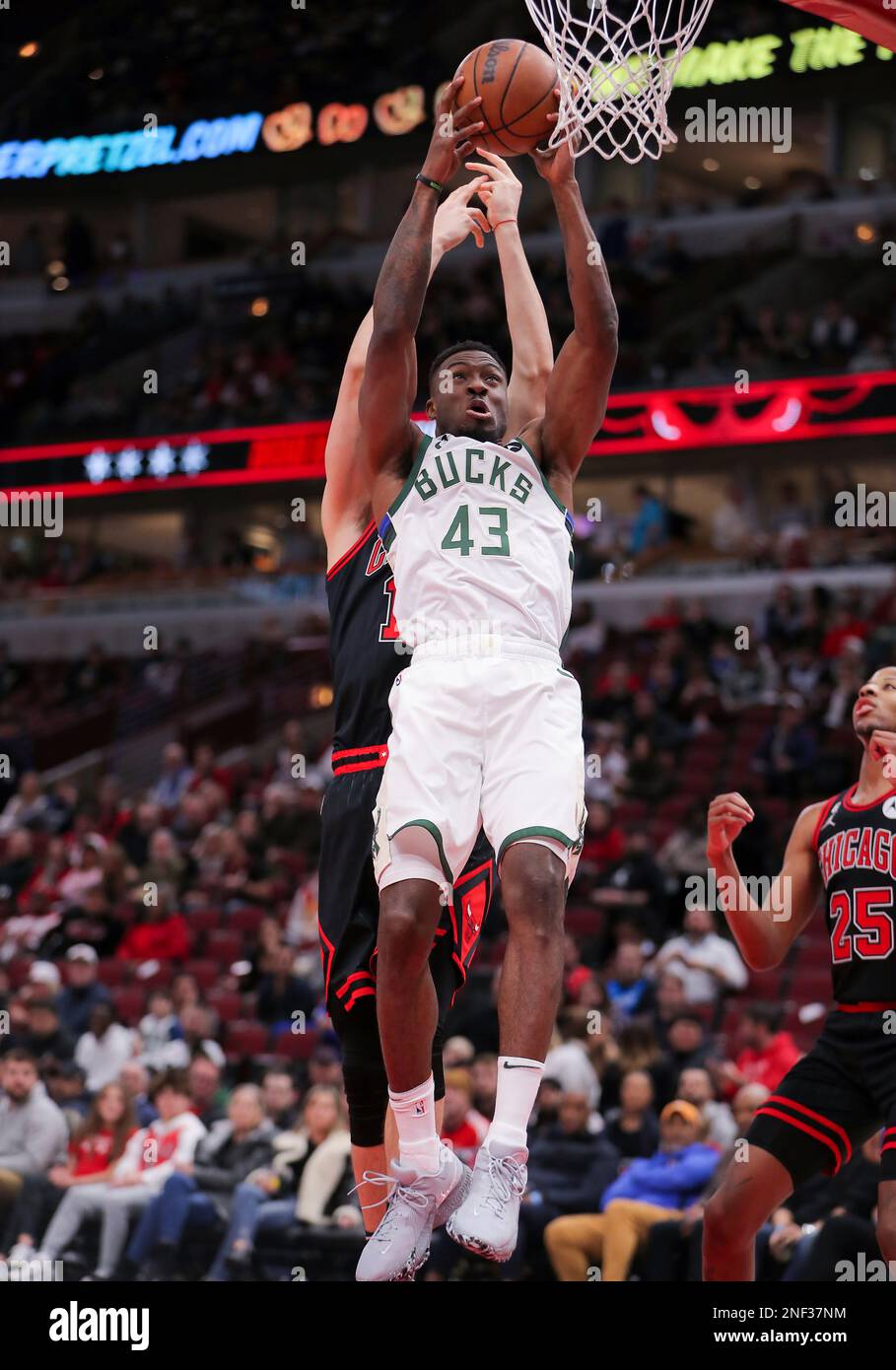 CHICAGO, IL - FEBRUARY 16: Milwaukee Bucks Center Thanasis ...